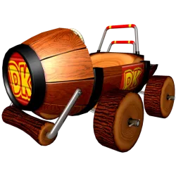 Vehicule mario kart peach