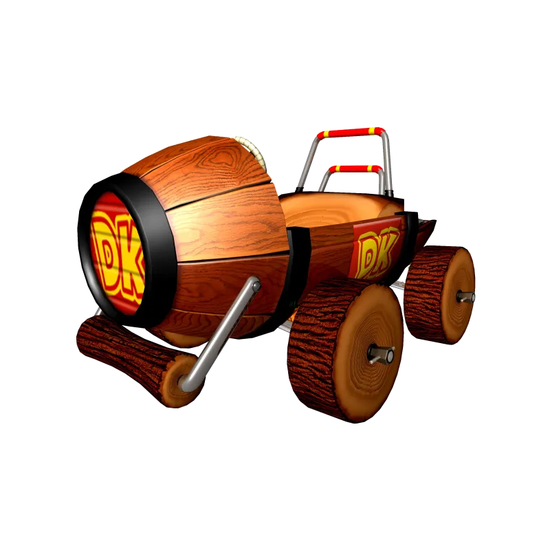 Vehicule mario kart peach