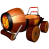 Vehicule mario kart peach