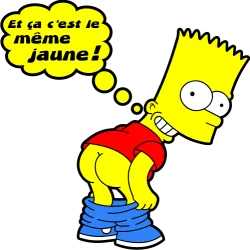 Bart simpsons fesses