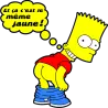 Bart simpsons fesses