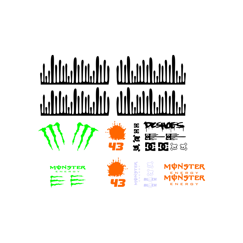 Ken Block kit deco vehicule clair