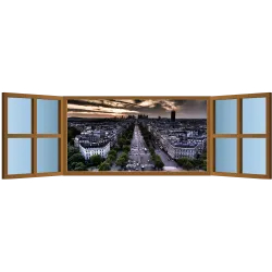 Trompe l'oeil Fenêtre Lac
