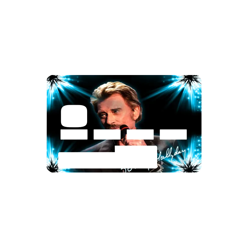 Skin CB Johnny Halliday Noir et Blanc