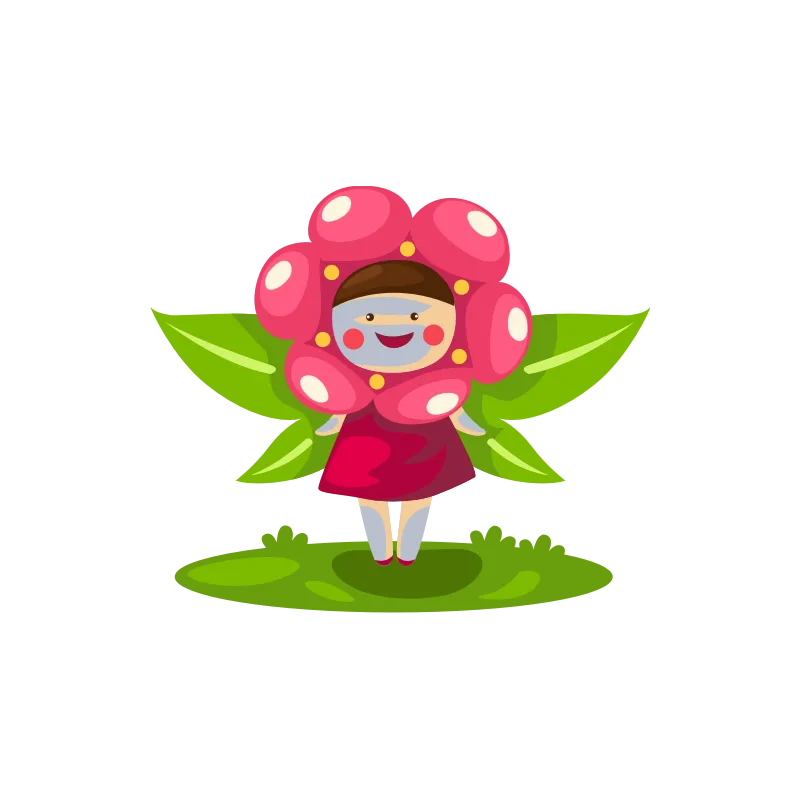 Enfant fleur