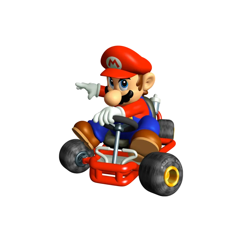 Waluigi moto cross
