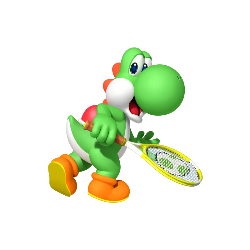 Toad et Yoshi bleu