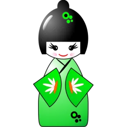 Kokeshi jaune