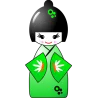 Kokeshi jaune