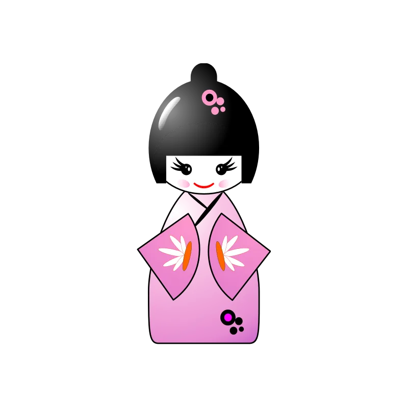 Kokeshi verte