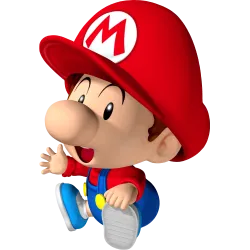 Luigi et gros yoshi