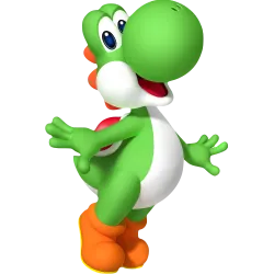 Mario sur Yoshi