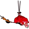 Pumba effrayé tête
