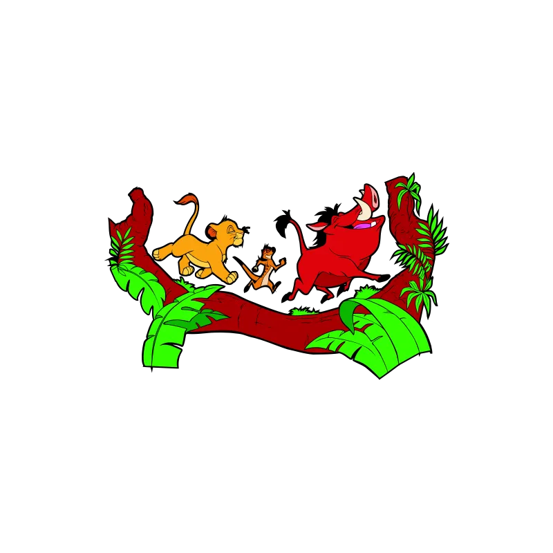 Pumba et Timon vahiné