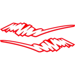 Flaming noir blanc