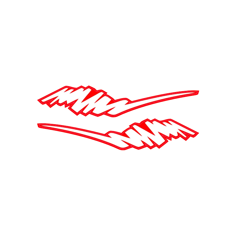 Flaming noir blanc