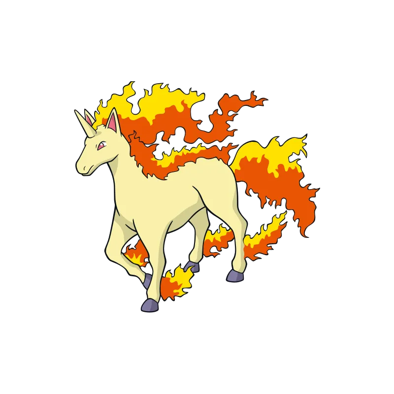 Ponyta pokemon 077