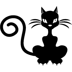 Chats silhouette