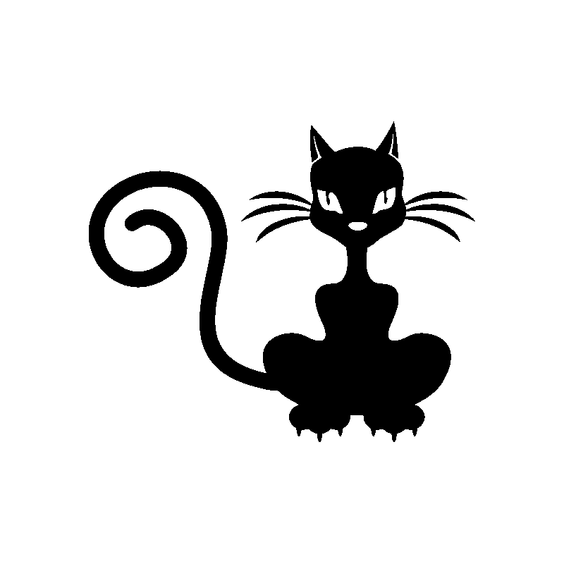 Chats silhouette