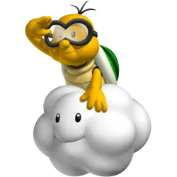 Lakitu vert nuage