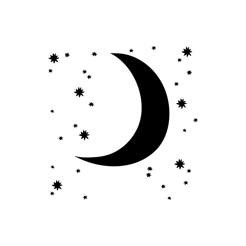 Lune arabesque