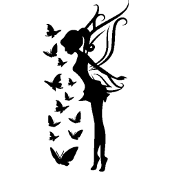 fée a genoux