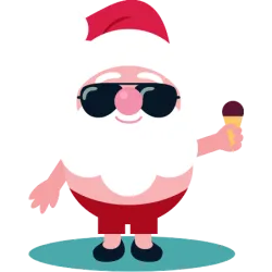 Père Noël et traineau
