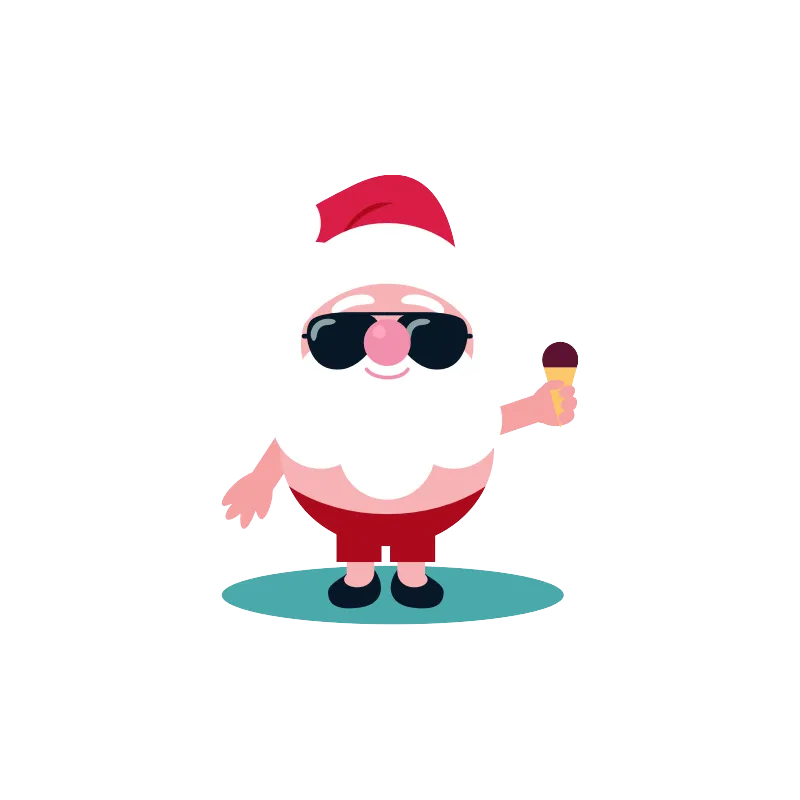Père Noël et traineau