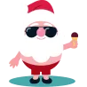 Père Noël et traineau