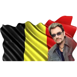 Johnny Hallyday drapeau français