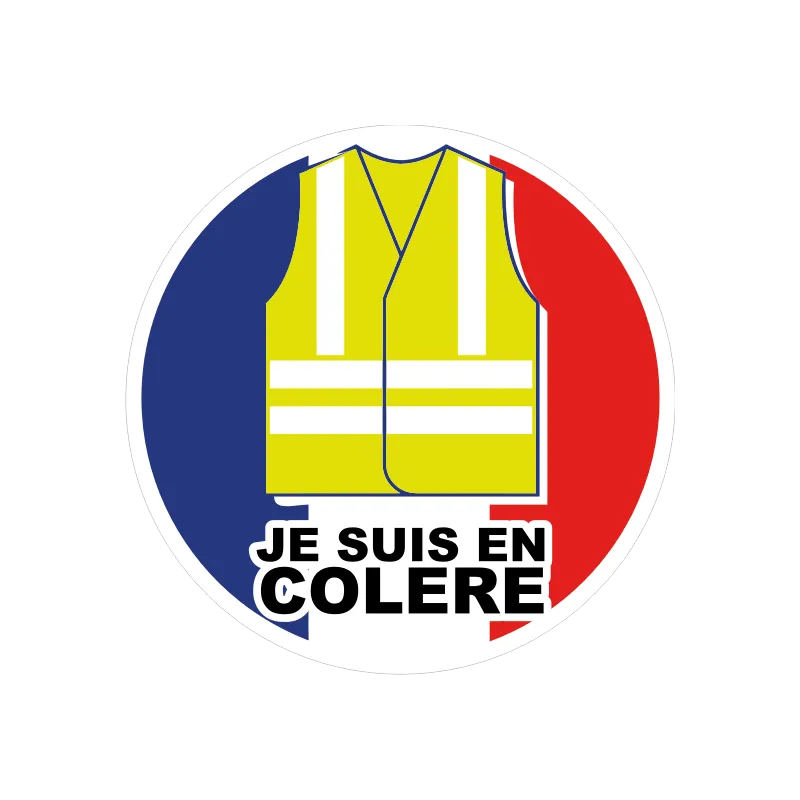Sticker et autocollant macron demission