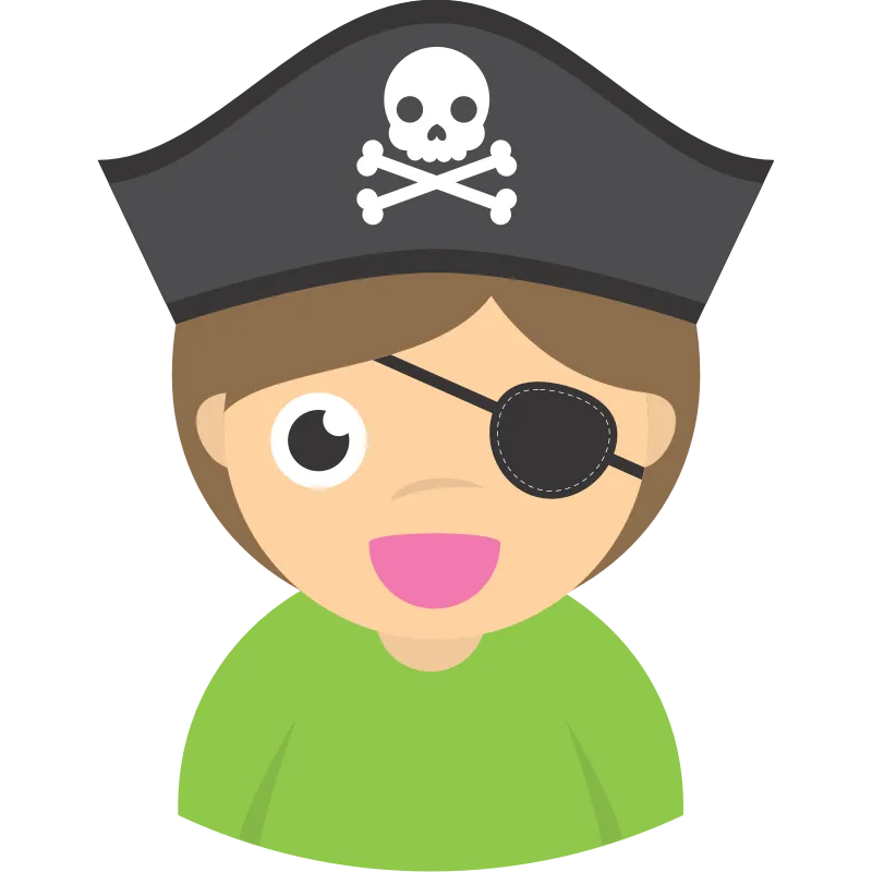 Autocollant Pirate