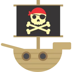 Autocollant Pirate