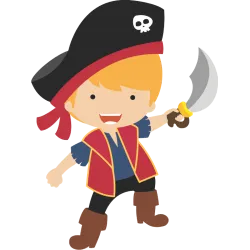 Autocollant Pirate