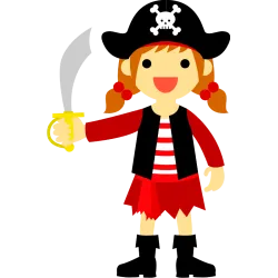 Autocollant Pirate Bébé