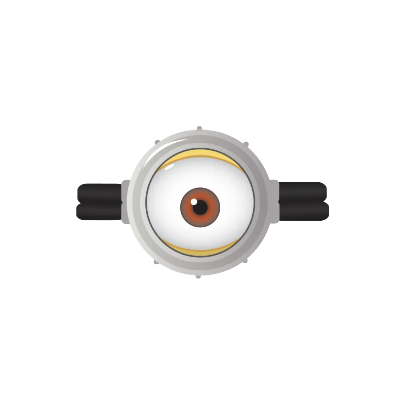 Autocollant Yeux Minions