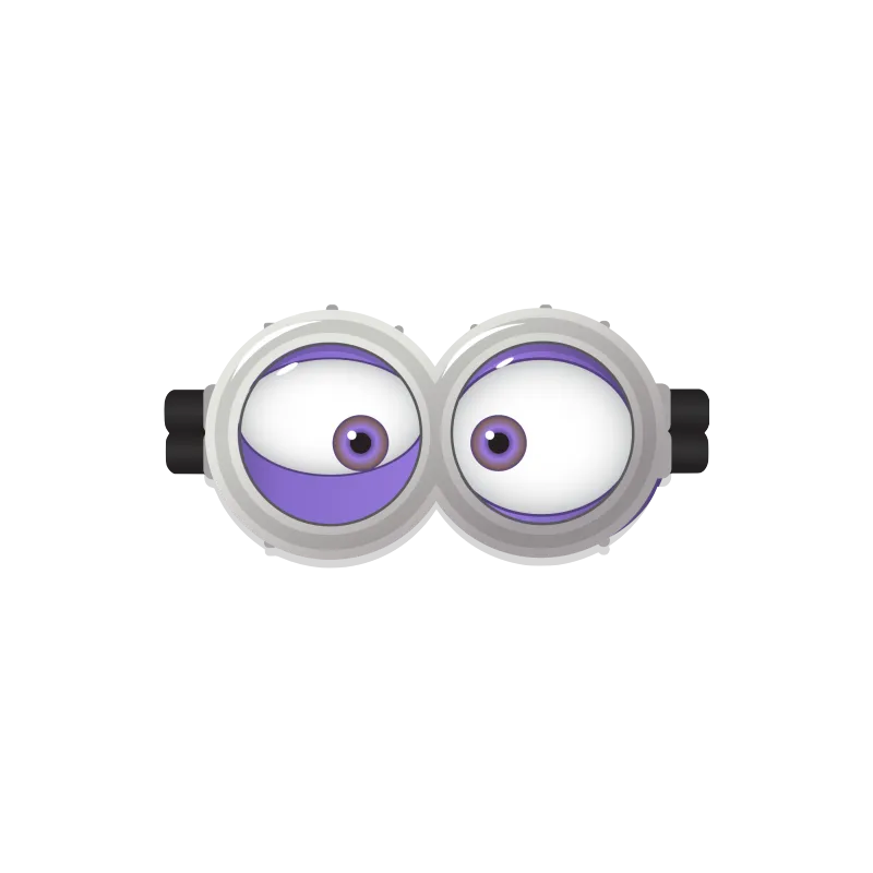 Autocollant Œil Minion