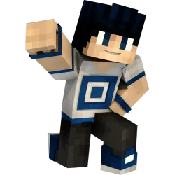 Autocollant minecraft poing
