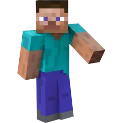 Autocollant minecraft hello