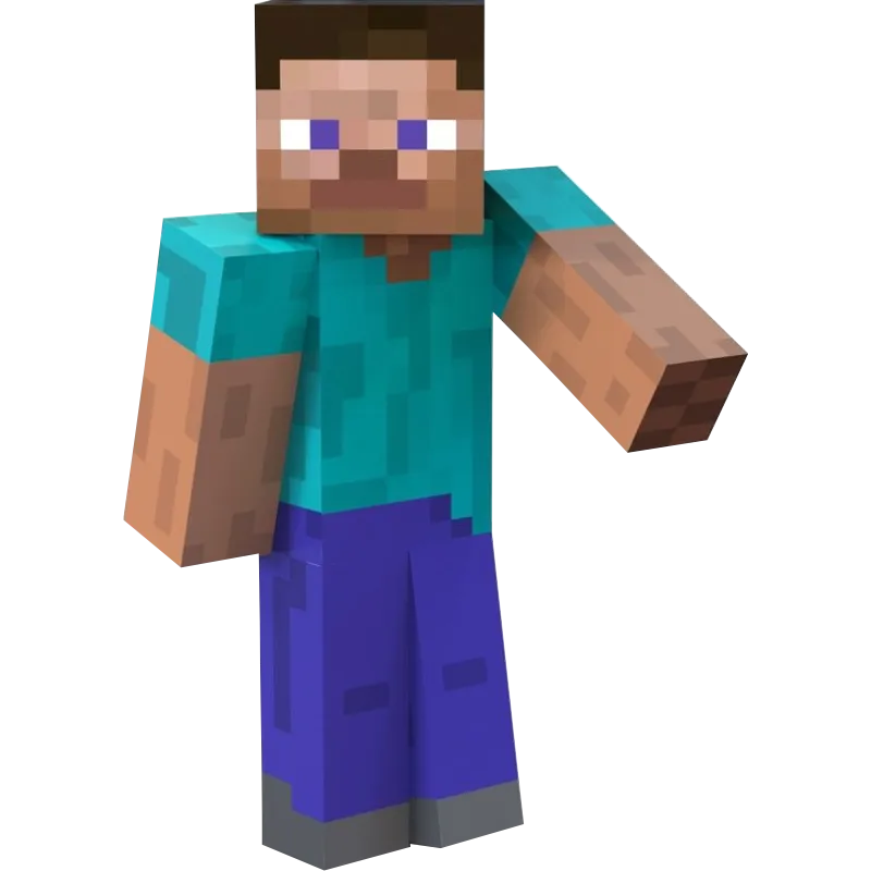 Autocollant minecraft hello