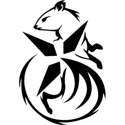 Sticker surfeur cercle