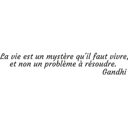 Citation la vie gandhi