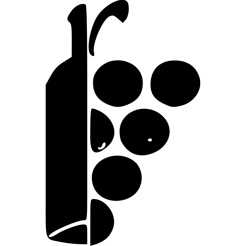 Bouteille et Grappe