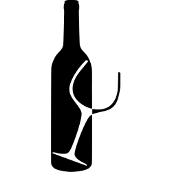 Verre dans une bouteille