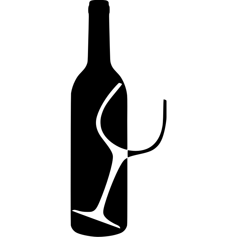 Verre dans une bouteille