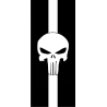 Sticker deco capot punisher 1