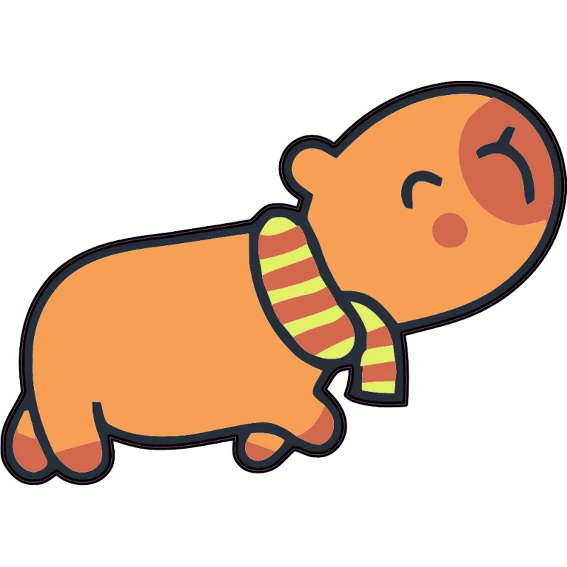 capybara echarpe