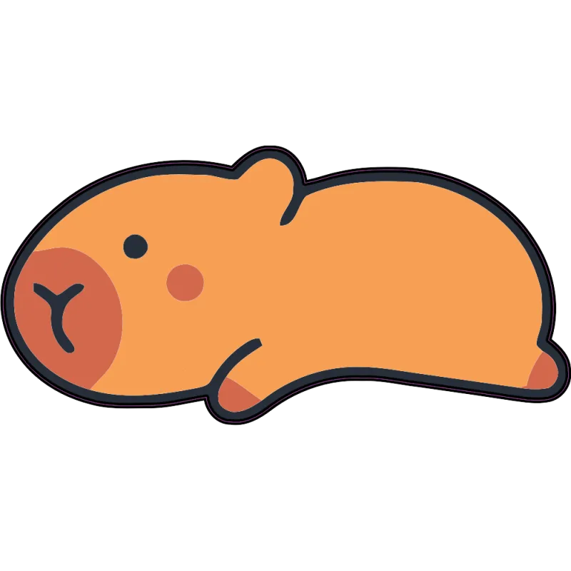capybara allongé