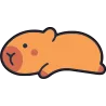 capybara allongé