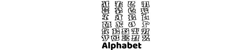 Stickers alphabet